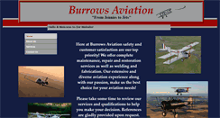 Desktop Screenshot of burrowsaviation.net